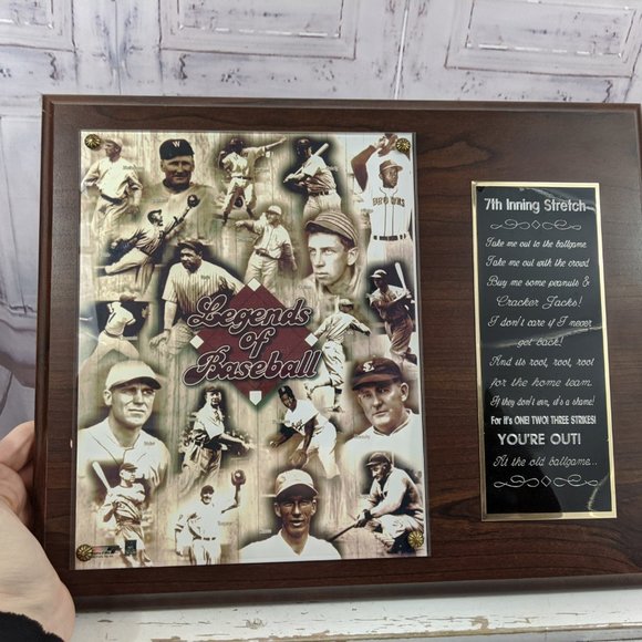 7th‎ Inning Stretch Legends of Baseball Hanging Pla - Picture 1 of 7